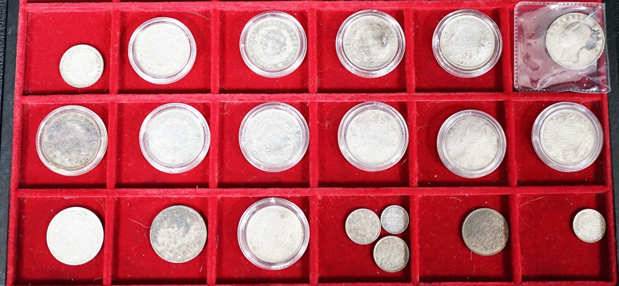 British India silver coinage, William IV to Edward VII
